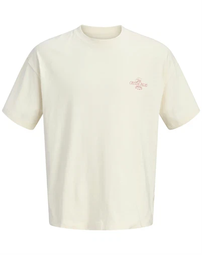 Jack & Jones Junior - JORAnremo Back T-Shirt - Antique White